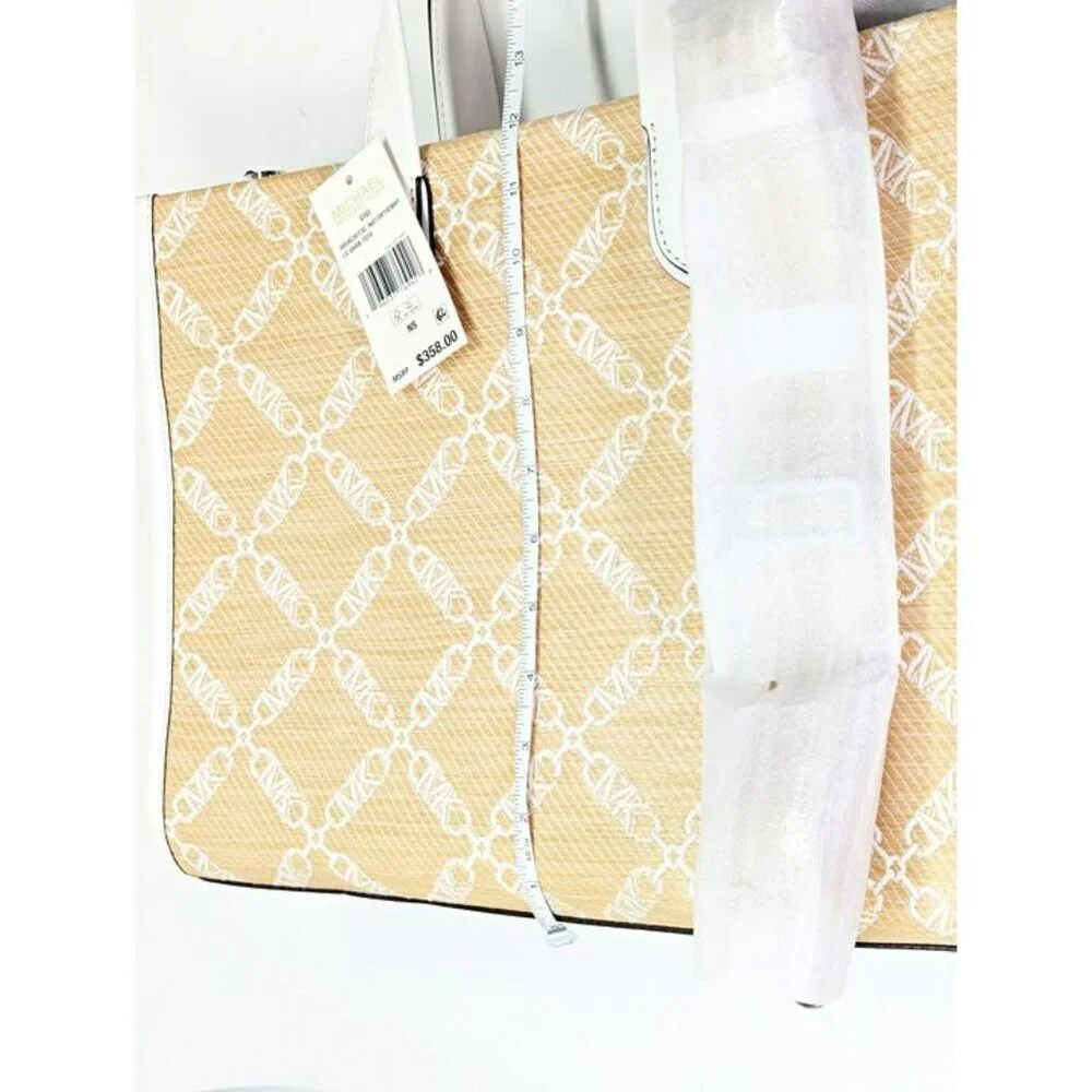 Michael Kors Gigi Logo Large Grab Tote with Shoulder Strap (MSRP $358)
